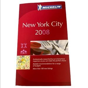Michelin New York City 2008 paperback guide book 469 pages Size OS